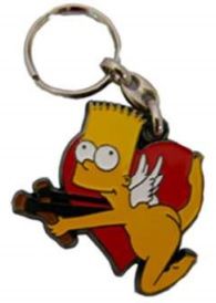 SIMPSONOVI - kovový přívěsek