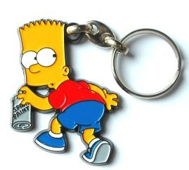 SIMPSONOVI - kovový přívěsek
