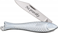 Nůž rybička Mikov - nápis Na praváky